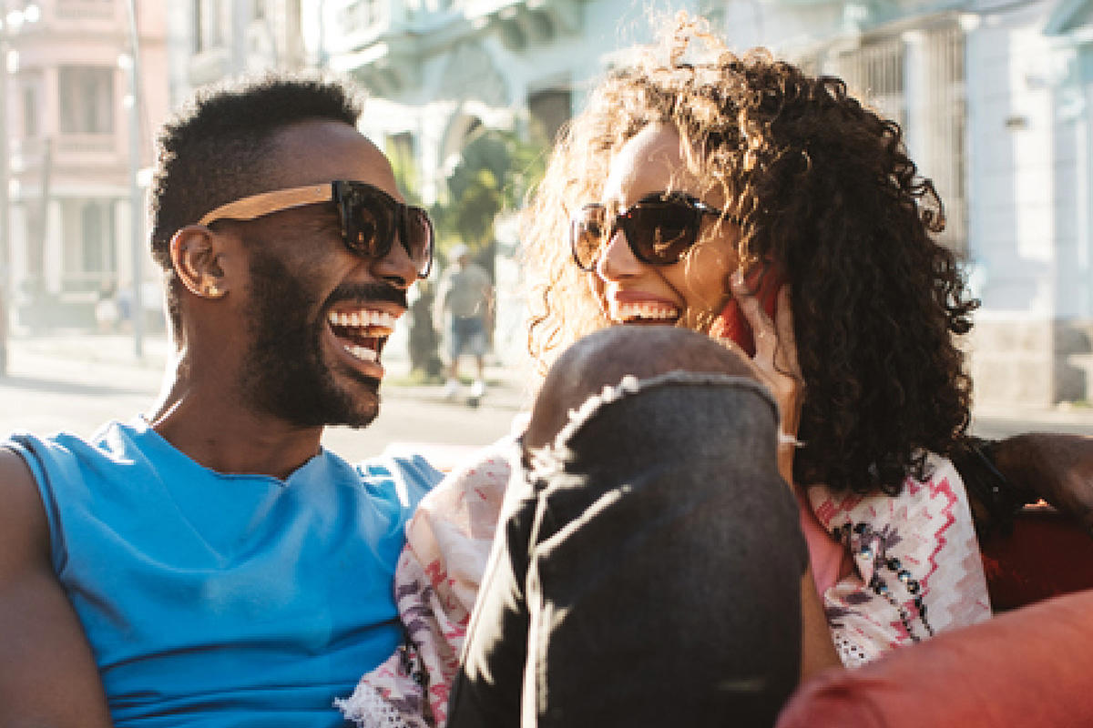 Couple Laughing