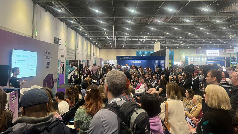 Shane presenting to an audience in seminar theatre