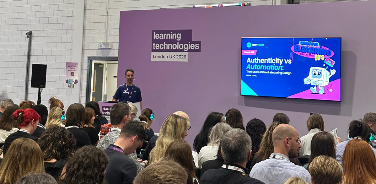 Shane Traill, Director at First Media talking about AI in eLearning